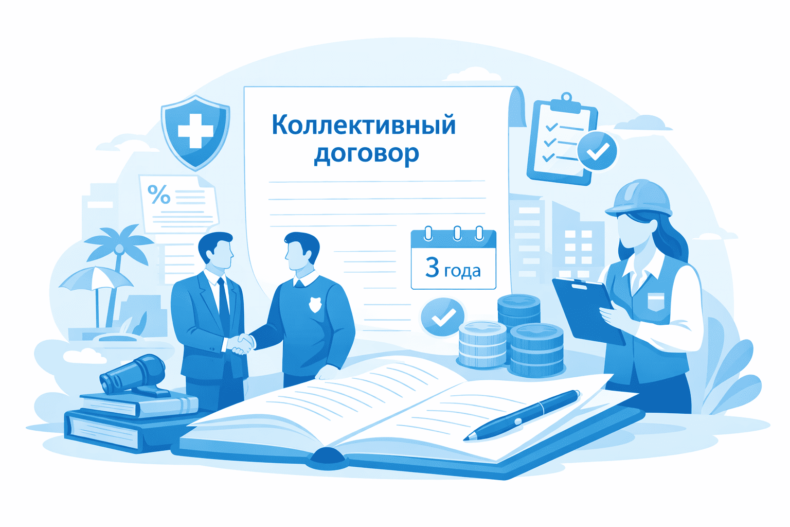 Коллективный договор: что это, срок действия и порядок заключения