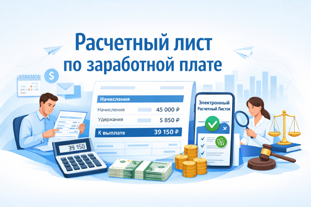 Расчетный листок по заработной плате: полная расшифровка и проверка в 2026 году