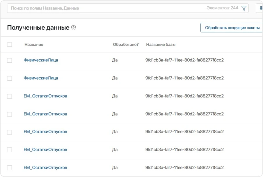 Интеграция с учетной системой