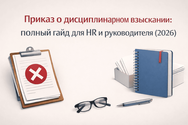 Приказ о дисциплинарном взыскании: полный гайд для HR и руководителя 2026