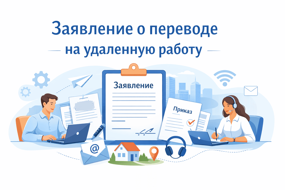 Заявление о переводе на удалённую работу (дистанционную) 2026